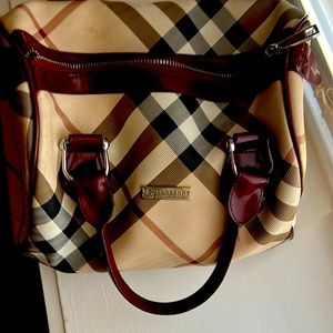 AUTHENTIC VINTAGE BURBERRY TOTE